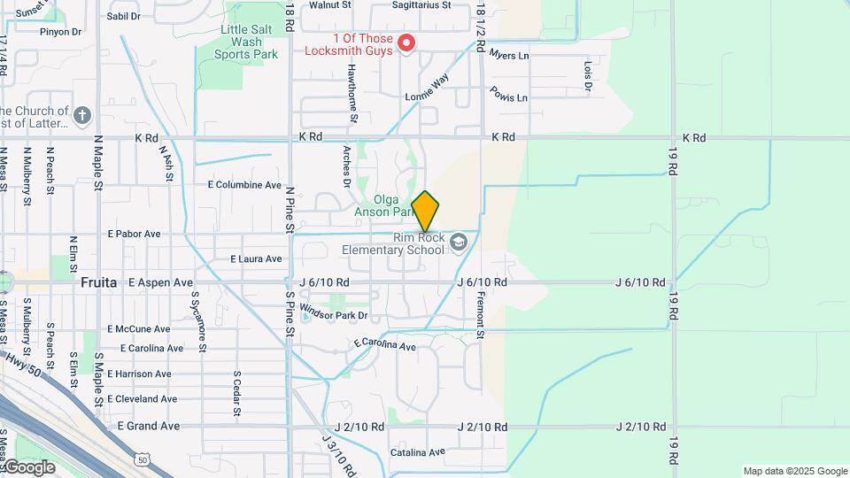 1285 Claremont Dr Map and Location Details