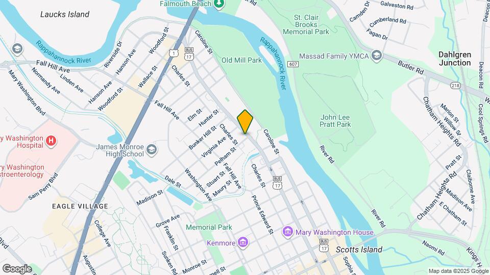 1900 Princess Anne St, Unit 5 Map and Location Details