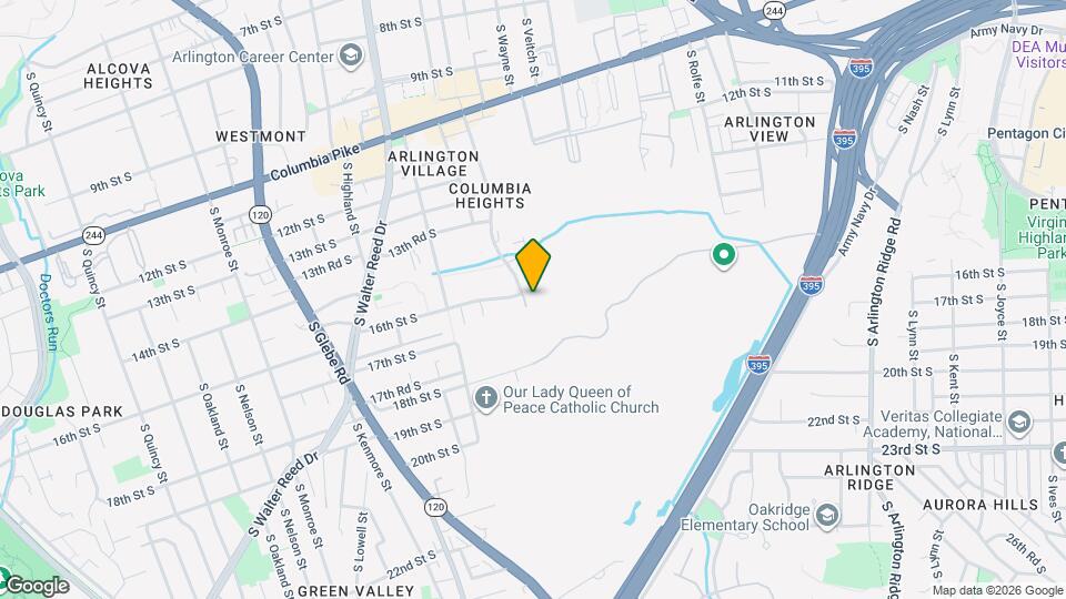 1625 S Barton St Map and Location Details