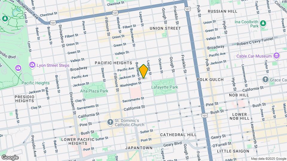 2266 Washington St Map and Location Details