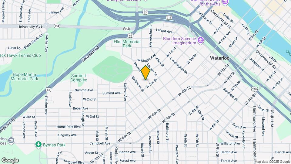 254 Western Ave Map and Location Details