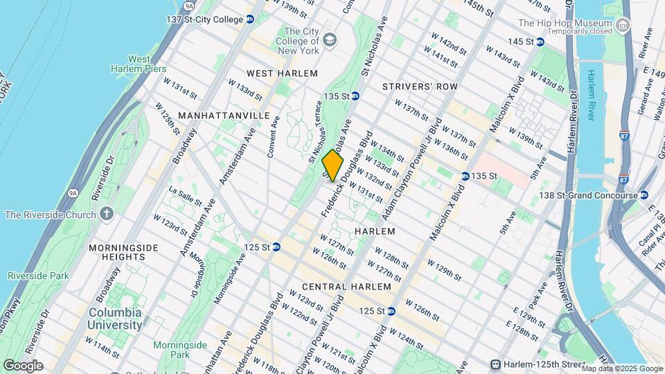 301 West 130th Street Map and Location Details