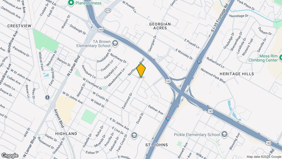 7617 Eastcrest Dr Map and Location Details