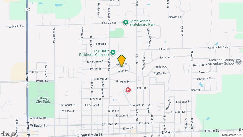 416 Brian Dr Mapa y Detalles de la Ubicación