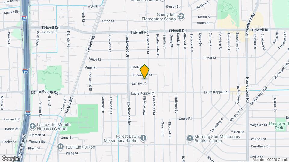 5109 Earline St Map and Location Details