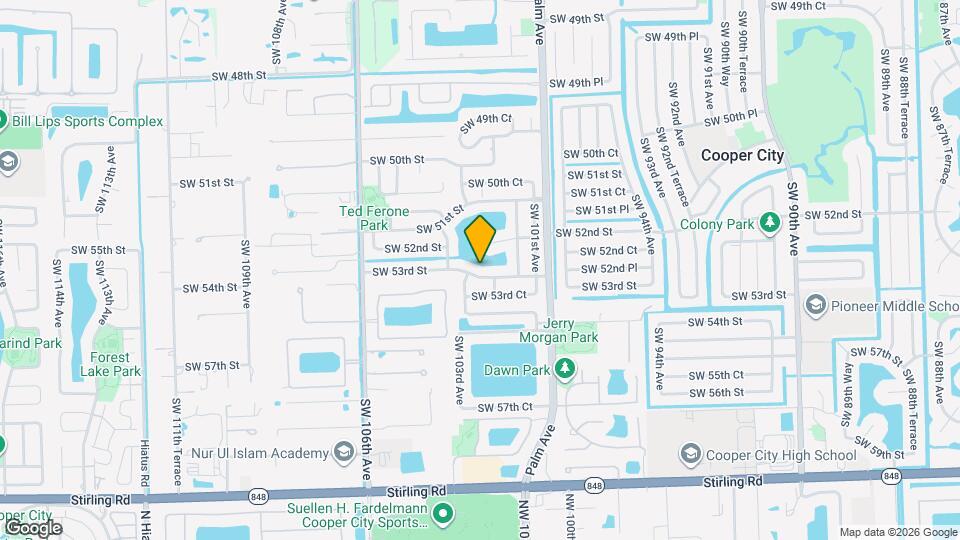 10225 SW 53rd St Map and Location Details