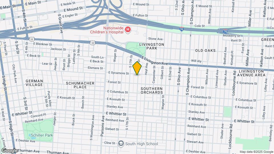 783-785 S 18th St Map and Location Details