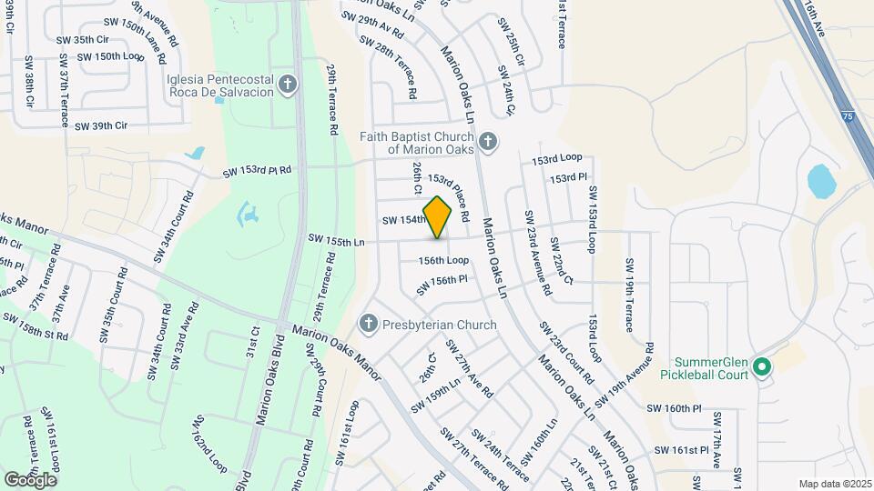 2578 SW 155th Ln Map and Location Details