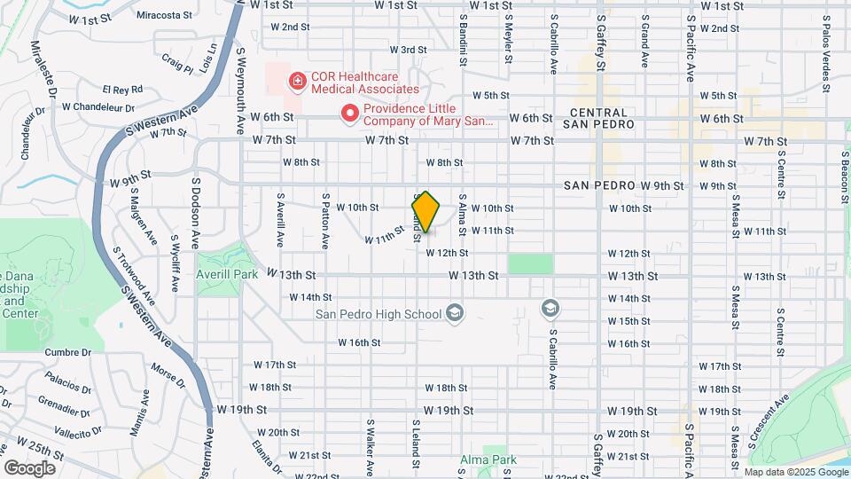 1120 S Leland St Mapa y Detalles de la Ubicación