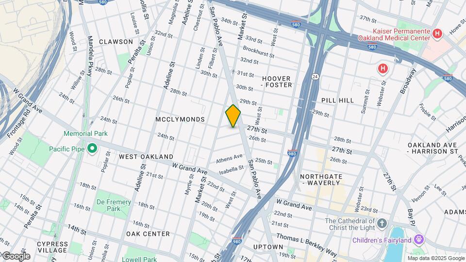 832.5 Milton St Map and Location Details