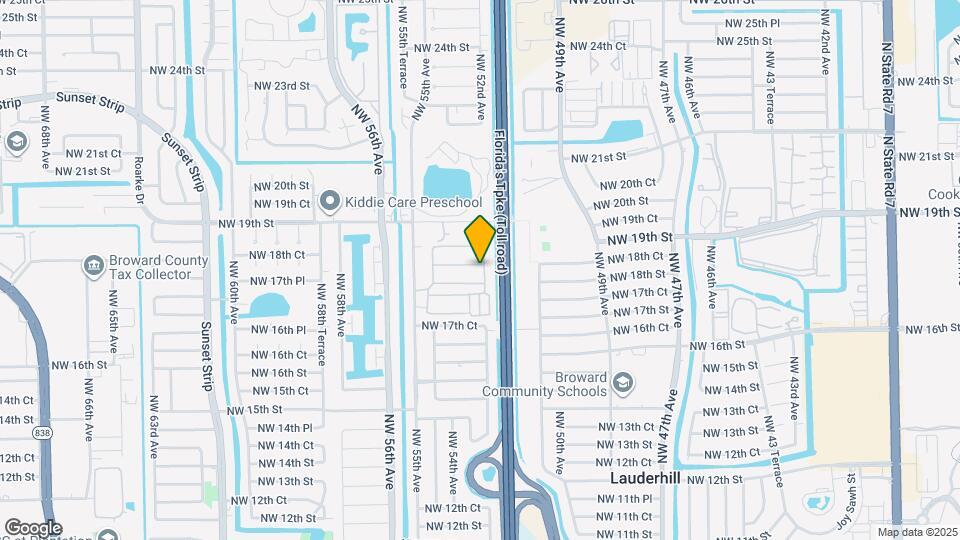 5200 NW 18th Ct Map and Location Details