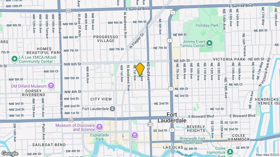 441 NE 2nd Ave Mapa y Detalles de la Ubicación