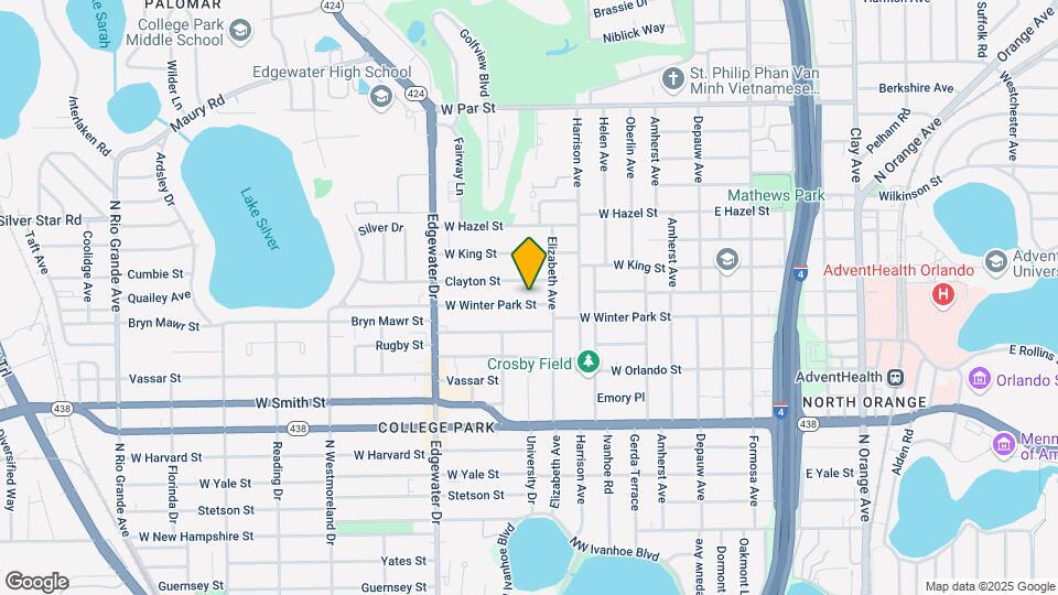 521 W Winter Park St Map and Location Details