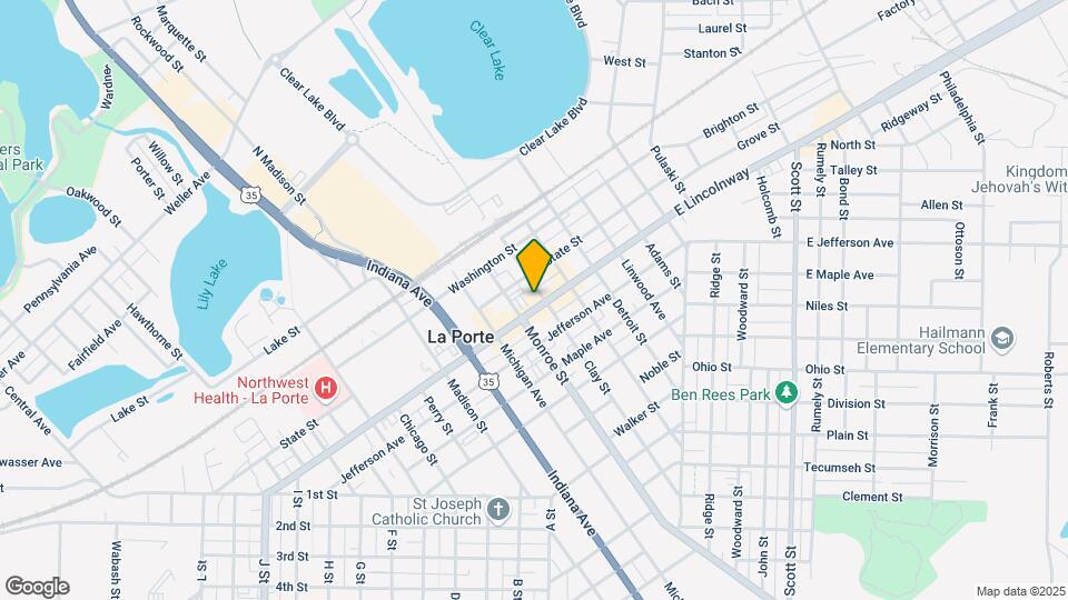 605 Lincolnway, Unit Studio Map and Location Details