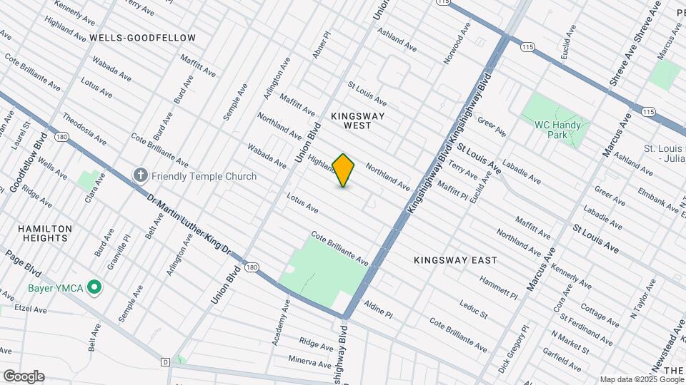 5139 Wabada Ave Map and Location Details