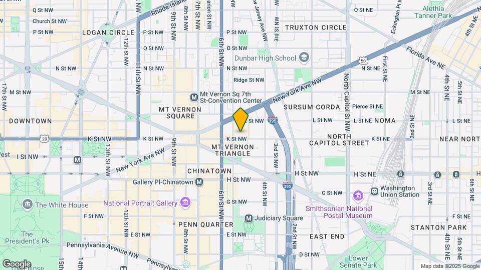 475 K St NW Map and Location Details