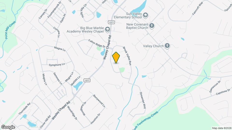 7009 Pine Cone Ln Map and Location Details