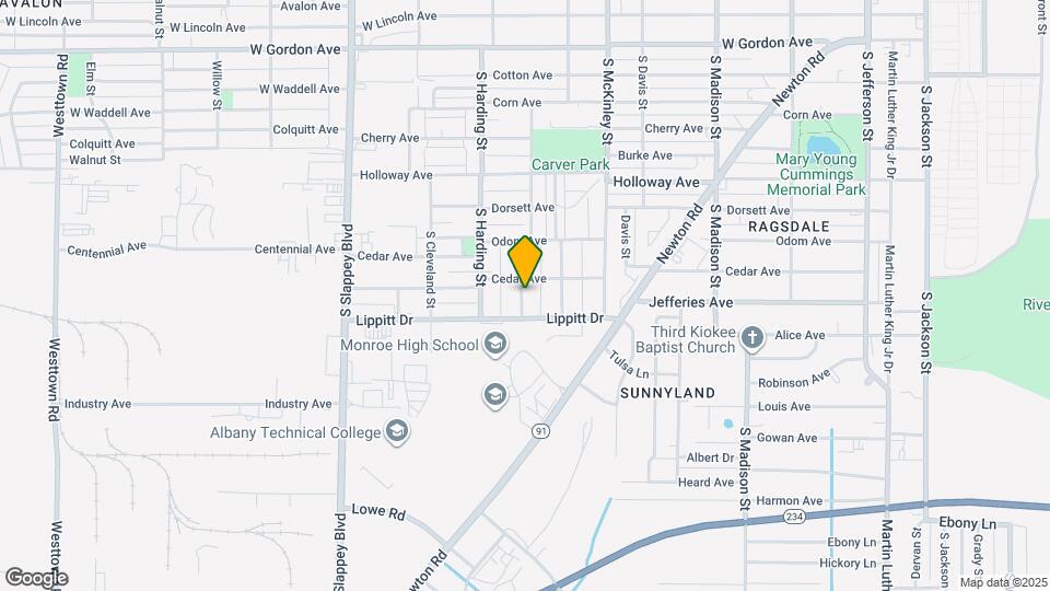 1406 Lee St Map and Location Details