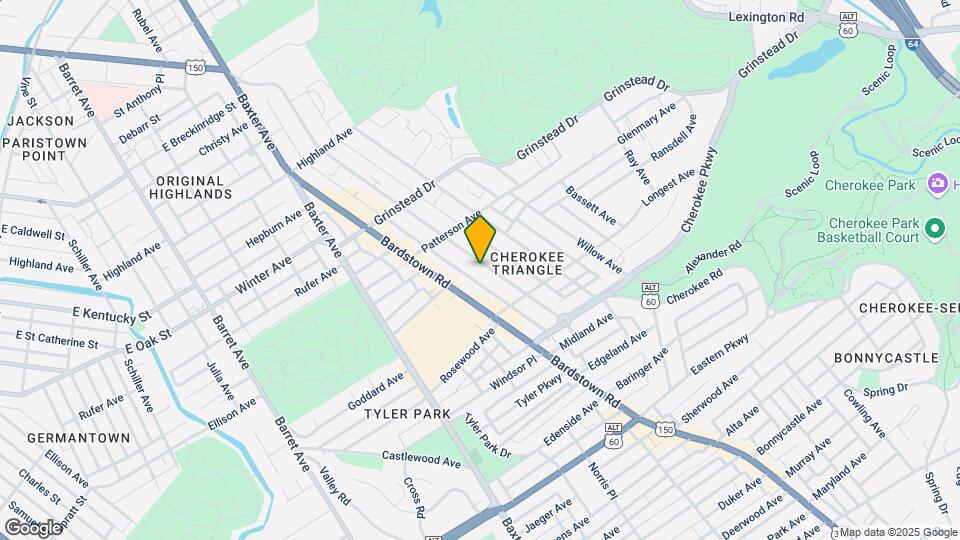 1248 Cherokee Rd Map and Location Details