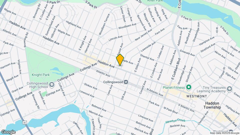 831 Haddon Ave, Unit 2nd Floor Map and Location Details