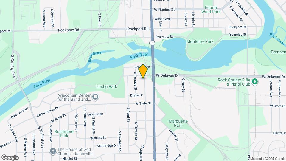 1012-1014 S Washington St Map and Location Details