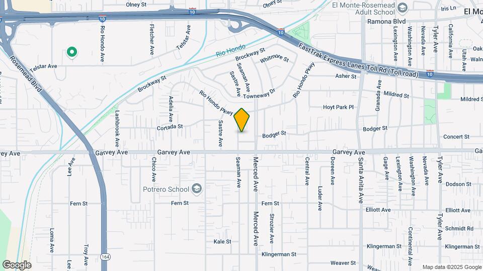 3036 1/2 Seaman Ave Map and Location Details