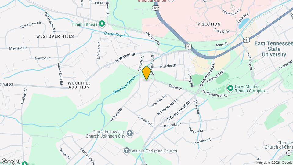 805 Antioch Rd Map and Location Details