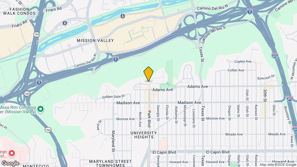 1756 Mission Cliff Dr Map and Location Details