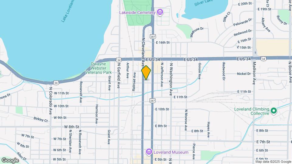 1206 Cleveland Ave Map and Location Details