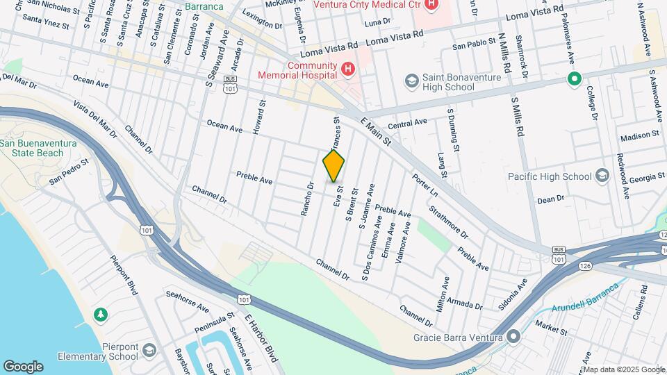 373 Eva St Map and Location Details