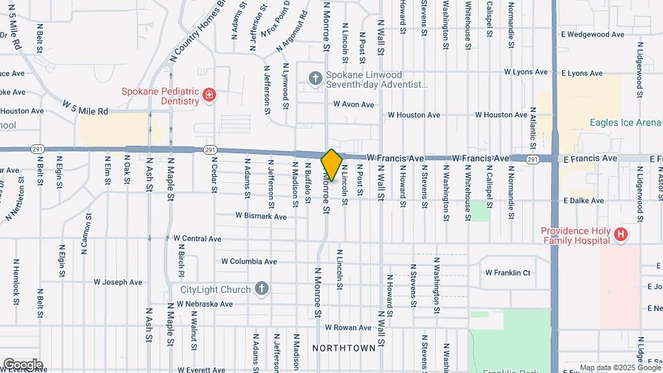 6118 N Monroe St Map and Location Details