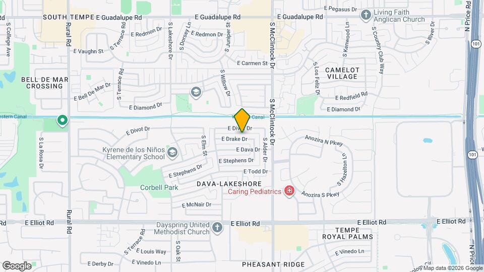 1564 E Drake Dr Map and Location Details