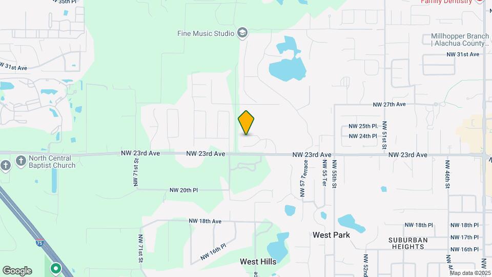 6207 NW 24th Ln Map and Location Details