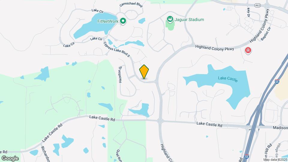 102 Cypress Lake Blvd S Map and Location Details
