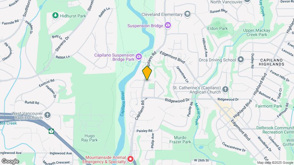 3476-3484 Capilano Rd Map and Location Details