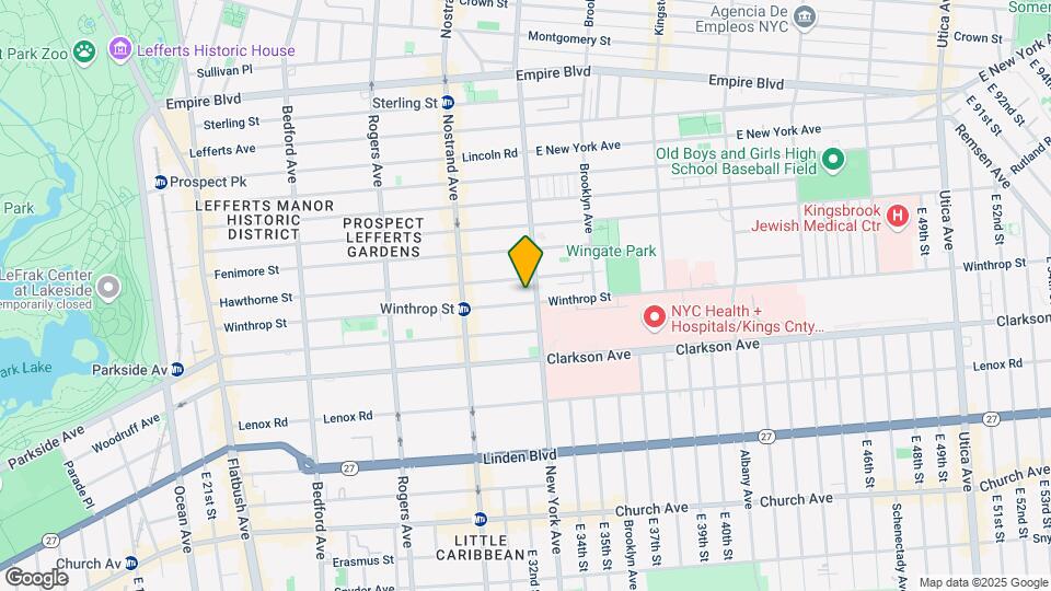 361 Winthrop St Map and Location Details