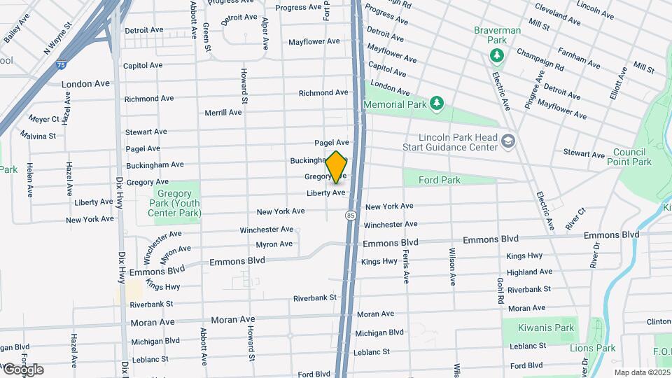 1324 Liberty Ave Map and Location Details