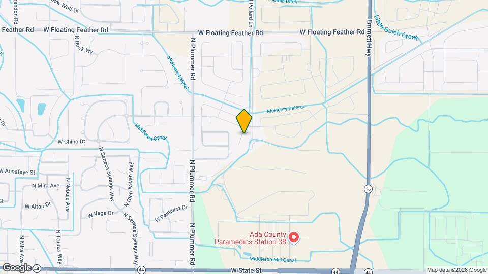 886 N Rivermist Pl Map and Location Details