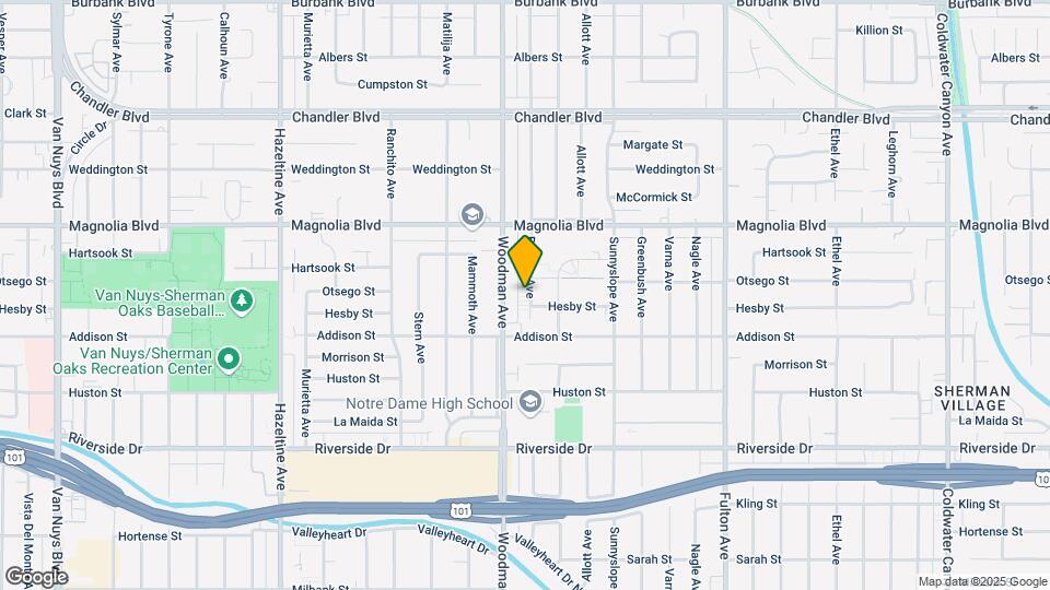 5049 Buffalo Ave Map and Location Details