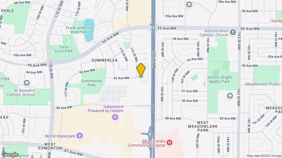 9251 172 St NW Map and Location Details