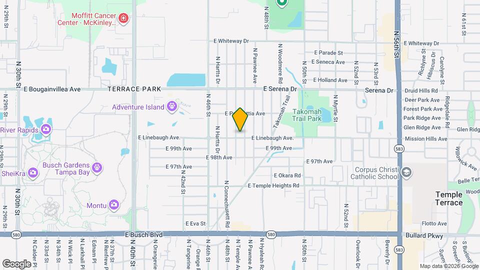 4716 E Linebaugh Ave. Map and Location Details