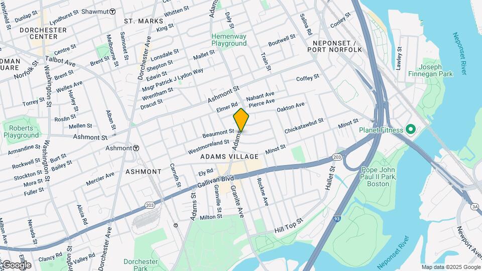 714 Adams St Mapa y Detalles de la Ubicación