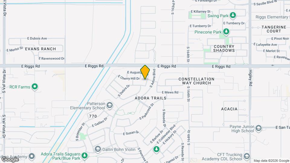 7306 S Lancaster St Map and Location Details