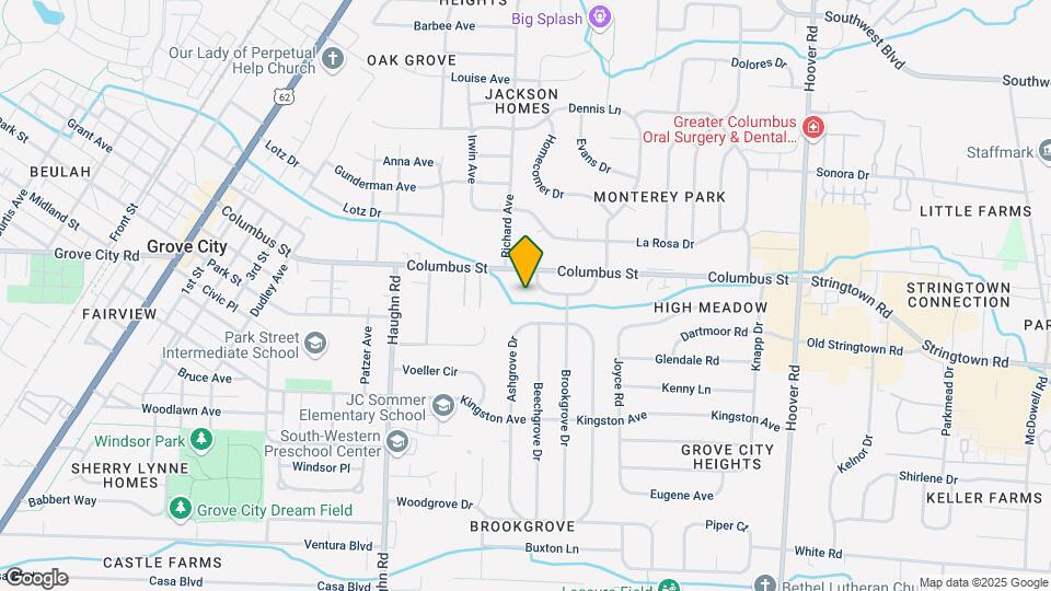 2937 Columbus St Map and Location Details