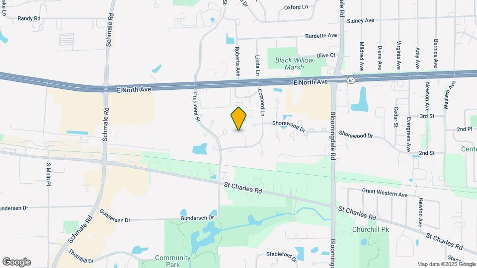 883 Brompton Ct Map and Location Details