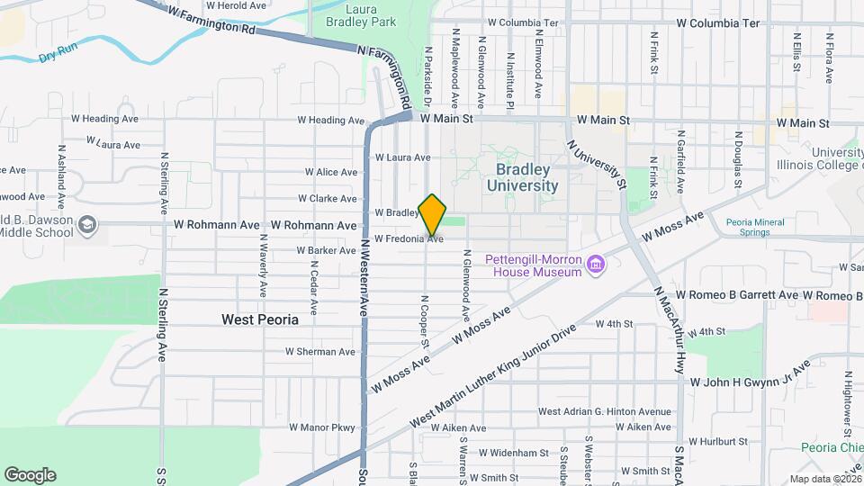 616 N Cooper St, Unit A Map and Location Details