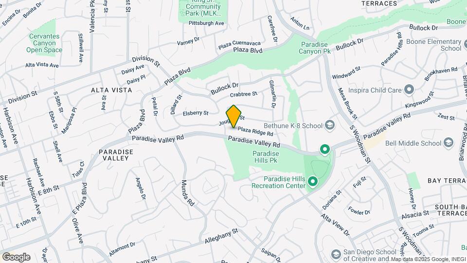 6411 Plaza Ridge Rd Map and Location Details