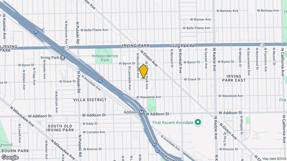 3606 W Grace St, Unit 2 Map and Location Details