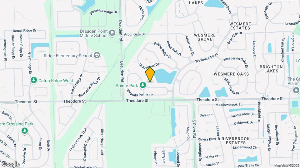 1609 Lake Pointe Ct Map and Location Details