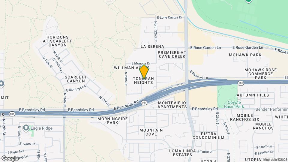 20445 North 21st St Map and Location Details